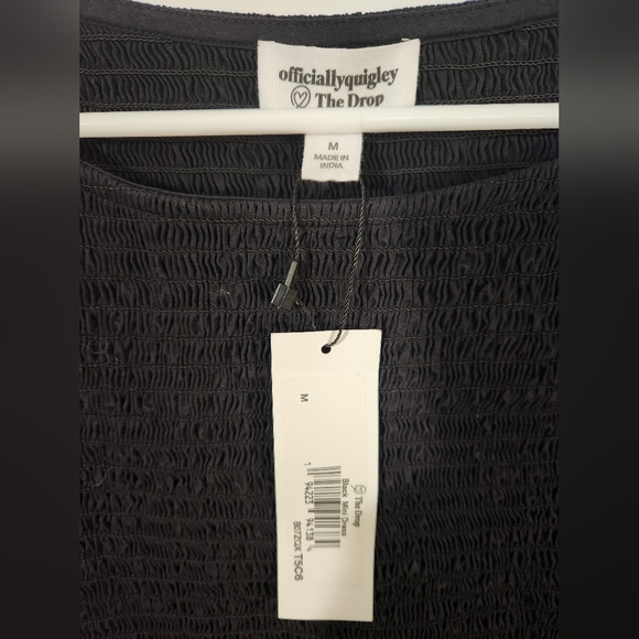 BLACK PUFF SLEEVE DRESS - Picture 5 of 9